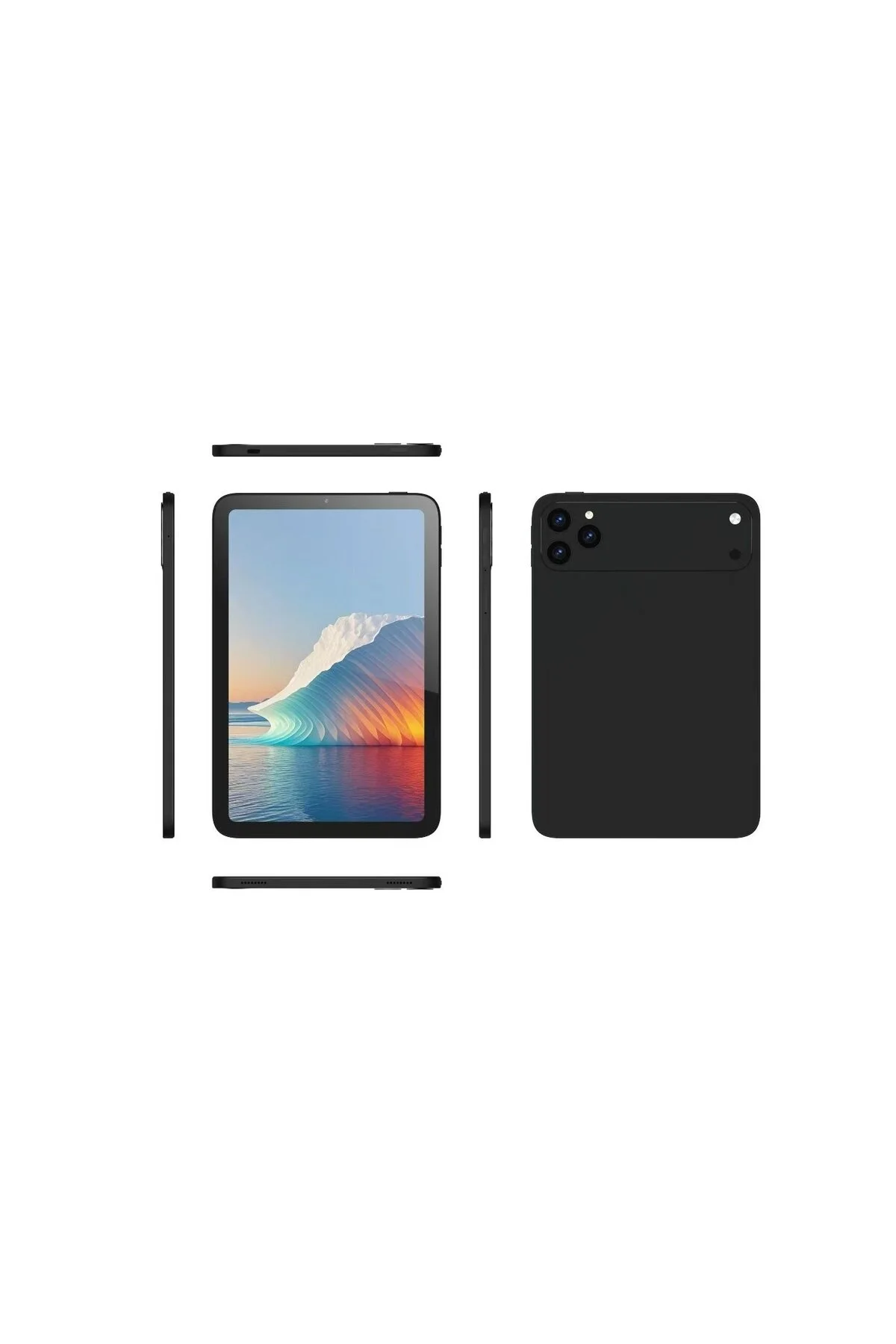 17 PRO MAX Tablet 10-1” FHD Ekran, 10-000 mAh 1 Tb Hafıza 16 GB Ram Batarya + Klavye + Mouse + Kalem Siyah